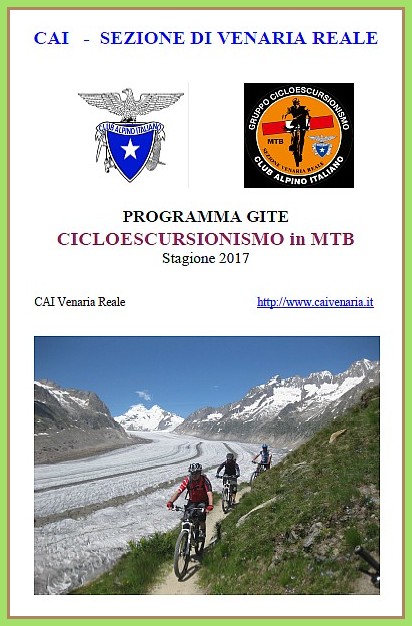 CAI Venaria Programma Gite MTB 2017 1a pagina 
